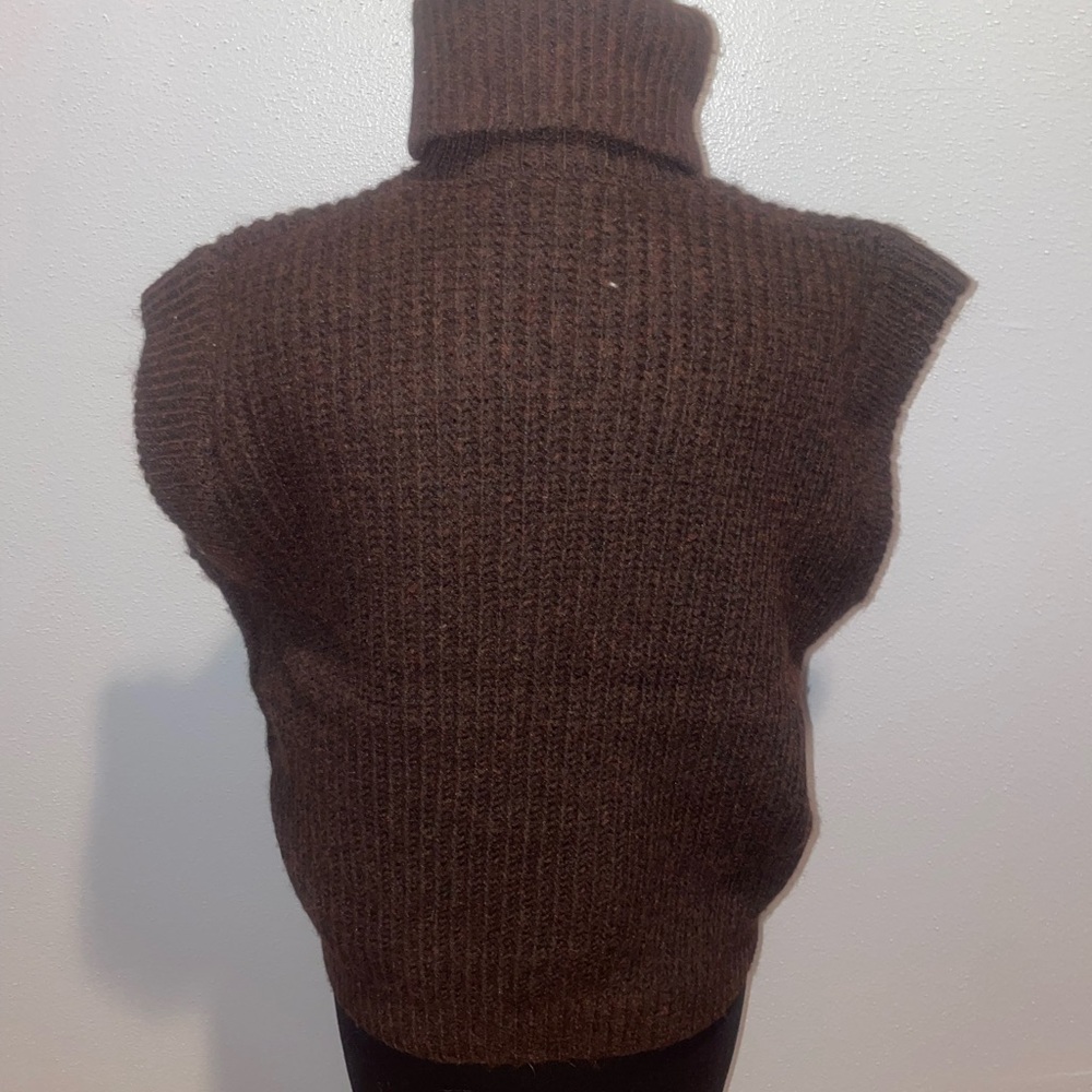 Jason Wu Dark Brown Turtleneck Sweater - Picture 4 of 9